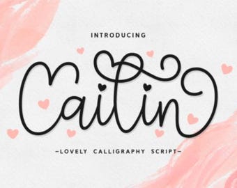 Font Bundle Elegant Script Fonts Handwritten Wedding Font Procreate Cricut Canva Font Commercial Use Monoline Feminine SVG Templett Fonts