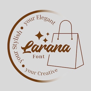 Bold Script police - police rétro, police Baseball Cricut, utilisation commerciale vintage Procreate Logo Canva, polices Corjl, image de marque en gras Instagram