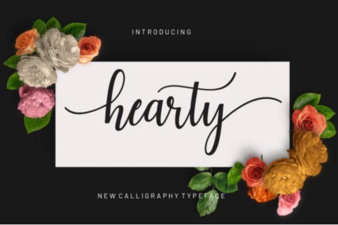 Madelyn Heart Font, Cursive Font | SVG, DXF, OTF, Ttf | Fonts Procreate ...
