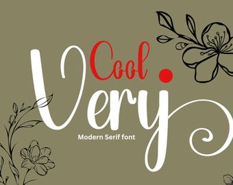 Font - Script Font, Cricut Fonts, Modern Calligraphy, Fonts for Cricut, Handwritten, Silhouette Fonts, Wedding Font, Procreate Font