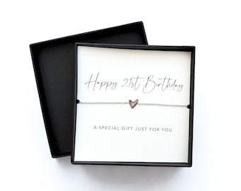 21st Birthday, 14k Gold Plated Birthday Bracelet, 21st Birthday Bracelet, Birthday, Happy Birthday Gift, Small Gift, Bracelet Gold Plated