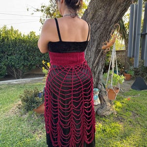 Spiderweb Corset belt crochet pattern