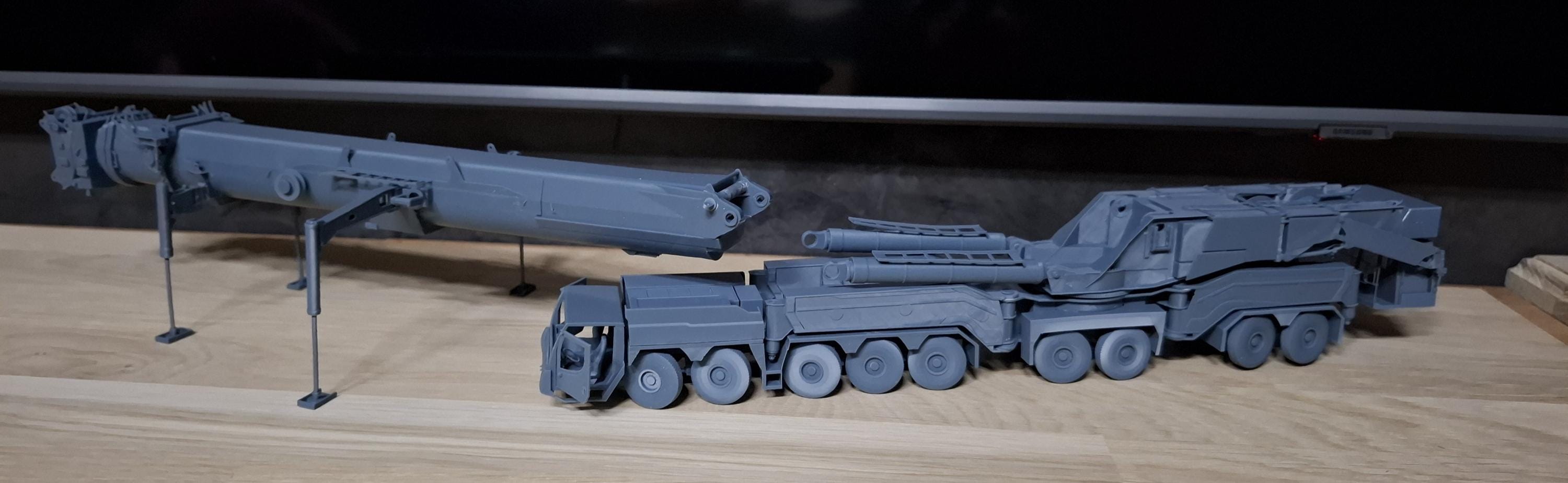 Liebherr LTM 11200-9.1 – Mobile Telescopic Crane | 1:72 Scale | 3D