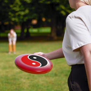 Yin Yang Frisbee , Fun Outdoor Game for Picnics, Parties & Yard Activities , Unique Summer Gift Idea