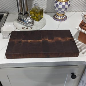 Black Walnut End Grain Cutting Board