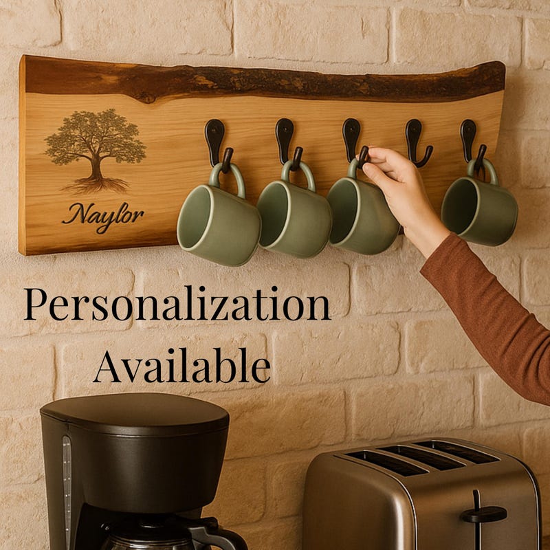 Mug Rack Design Coffee Mug Wall Rack - Etsy