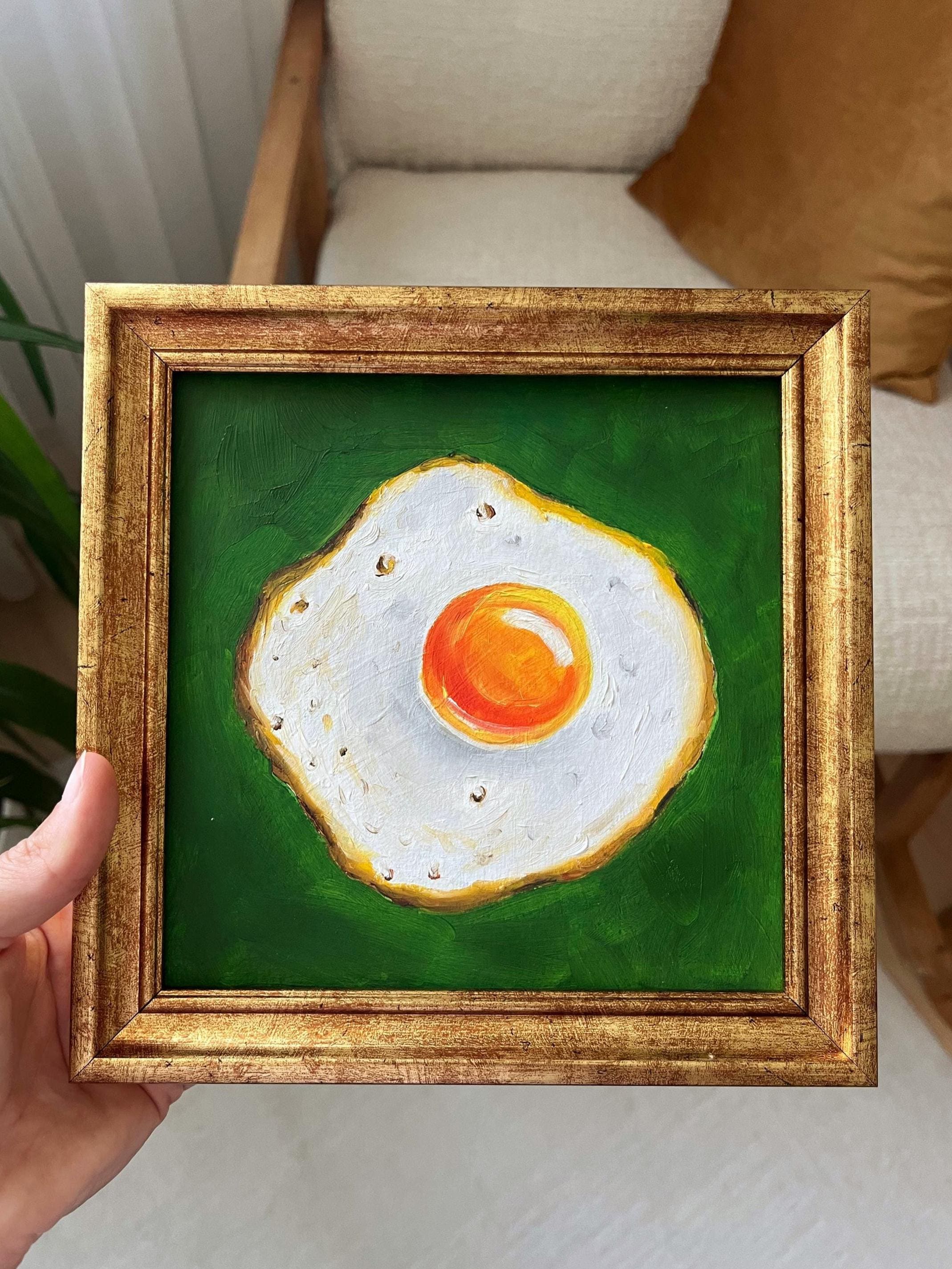 Egg Yolk Painting - Etsy