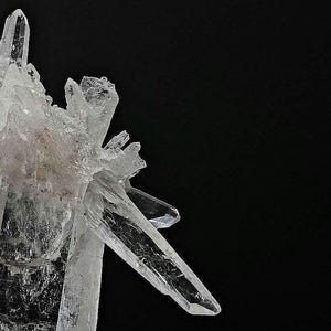 Dia Matina Brazil Laser Quartz Wand w Termination Regrowth and Re-Healed Corona
