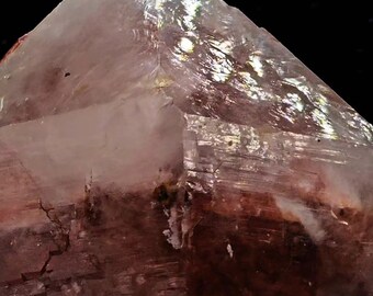 Orange River Quartz Point Hematite Included