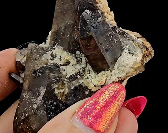 Hole In One Pocket Smoky Quartz Colorado Cluster
