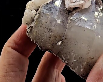 Goboboseb Twin Quartz w Druzy Jacket Natural Specimen