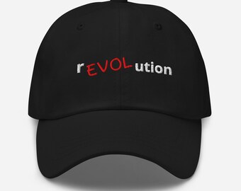 Gorra de protesta "Revolution Love", gorra de béisbol sutil anti-Trump, gorra política prodemocracia
