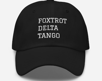 Foxtrot Delta Tango-keps, FDT-keps, subtil anti-trump
