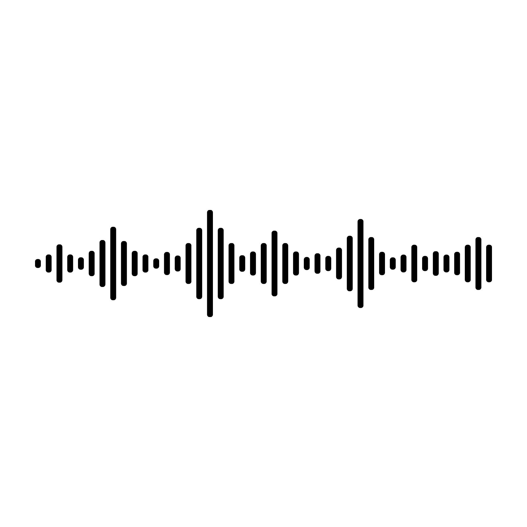 Sound Wave Coverage Vector Audio Waveform Vector Pack: Sound Wave SVG, EPS, AI Files (digital ...