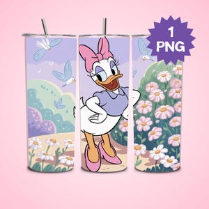 Pink Cartoon Character 20oz Tumbler Wrap, Cartoon Mouse, 20oz skinny tumbler wrap, 20oz Tumbler Png, Digital Download, Sublimation Design
