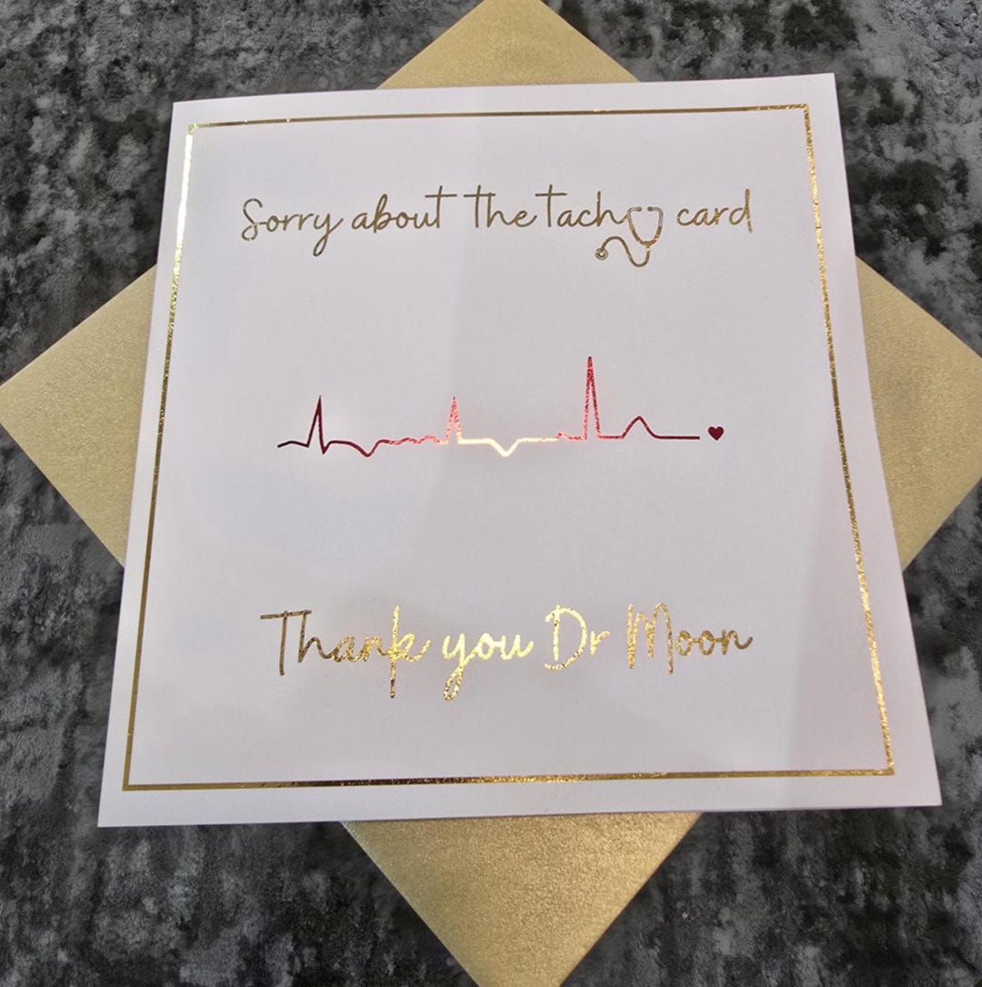 Funny Doctor Thank You Card, Personalised Nurse Medic Dr Card, Thank ...