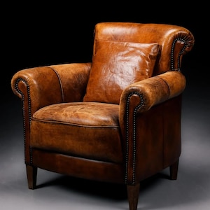 Poltrona Professor Leather – Raffinatezza e comfort senza tempo