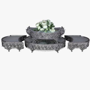 Ivy Jardinier – Large Flowered 925 Sterling Silver Jardinier | Vintage & Antique