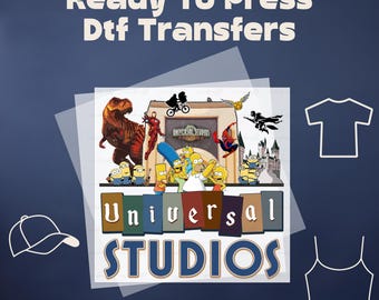 Magic Wizard Heat Transfer Iron On, Disney Universal Studios Dtf,  Universal Studios Hollywood Dtf, Universal Orlando Dtf Ready To Press