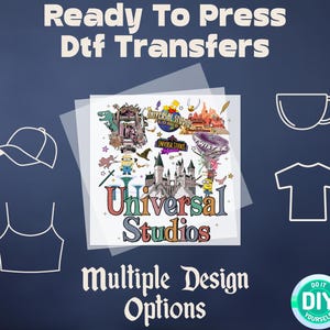 Universal Studios Dtf, Magic Wizard HP Dtf, Universal Studios Florida Ready To Press, Universal Orlando Dtf, Universal Heat Transfer Iron On