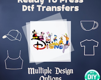Disney Mickey and Friends DTF, Disney Trip DTF, Disney DTF Transfer Ready to Press, Disney Dtf Print Heat Transfer, Disneyland dtf