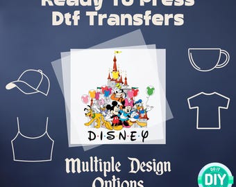 Disney Castle DTF, Disney Trip DTF, Disney DTF Transfer Ready to Press, Disney Dtf Print Heat Transfer, Disney World dtf, Disneyland dtf
