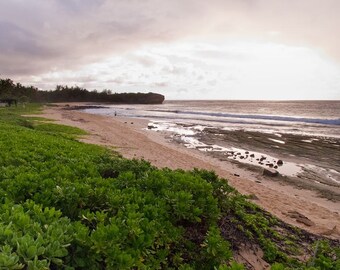 Kawi Hawaii, beach, ocean, sand and surf, dramatic sky, scenic, landscape photo, wall art, home decor, office art, landscape, seascape,