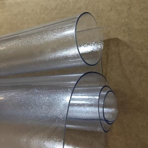 Custom size in USA for you Soft Glass Frosted / Matted PVC Protector Pad Desk Table Lab Bench Marble Wood Floor Pls Read WARNING