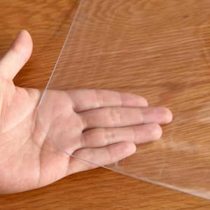 Custom size in USA for you Soft Glass Crystal Clear Transparent PVC Protector Pad Desk Table Lab Bench Marble Wood Floor Pls Read WARNING