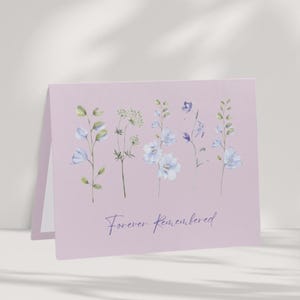 Carte de sympathie avec enveloppe