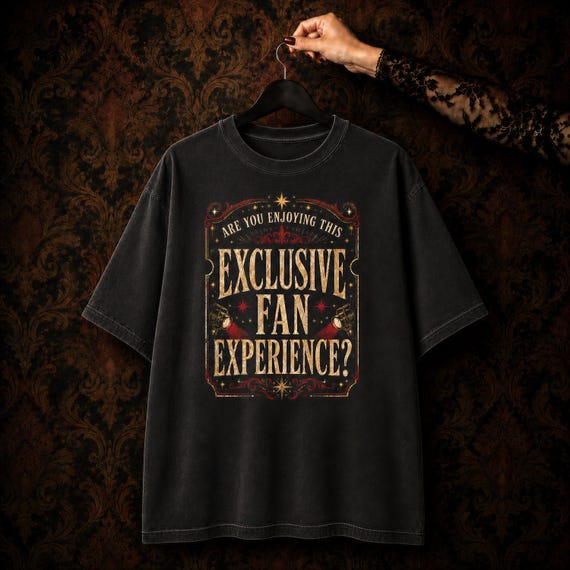 Gothic Vampire fandom tee, Lestat Vintage Concert Graphic Comfort Colors 1717 t-shirt