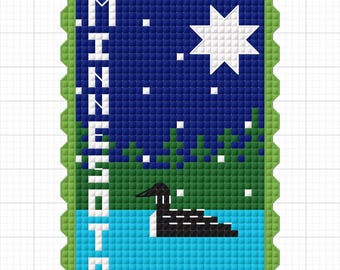 Minnesota Cross Stitch Pattern