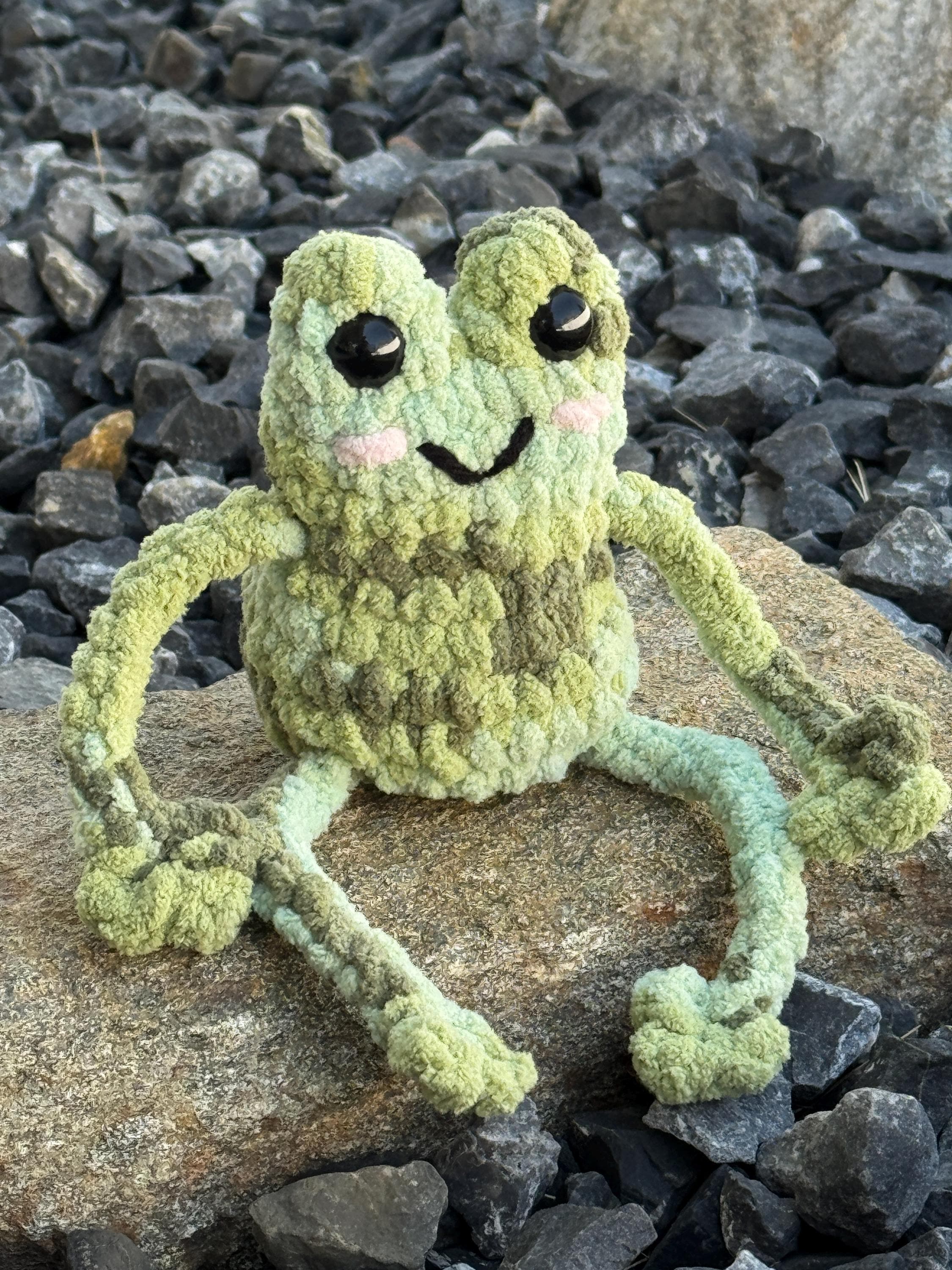 Tug & Pull Franky the Fidget Frog No-sew Crochet Pattern - Etsy