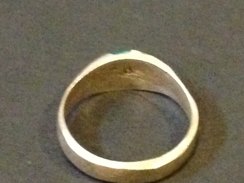Green Stone .925 Silver Ring *FREE SHIPPING*