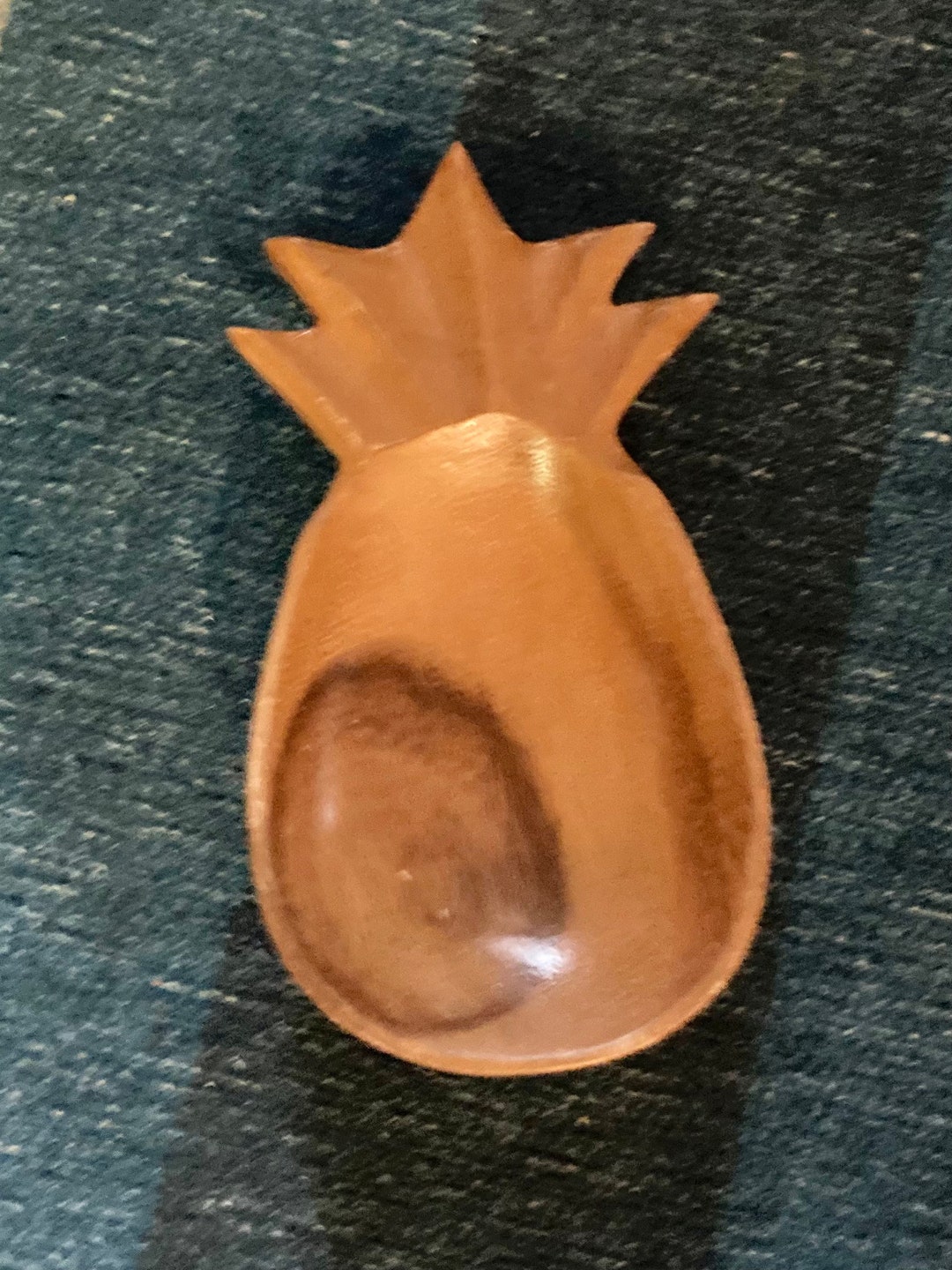 Pineapple Monkey Pod Wood Bowl Etsy