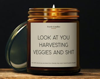 Vela divertida para amantes de las plantas, regalo de jardinería para ella, vela de regalo con humor, regalo de cumpleaños para amantes de las plantas, maceta adorable