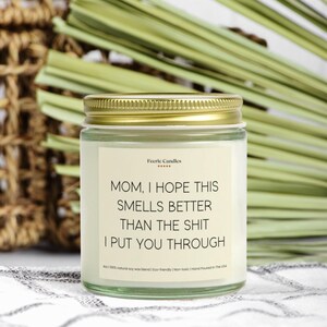 Mom You Were Right Funny Candle Mothers Day Gift for Mom Birthday Gift for Her Best Mom Ever Gift Funny Candle for Mom from Daughter or Son image 6