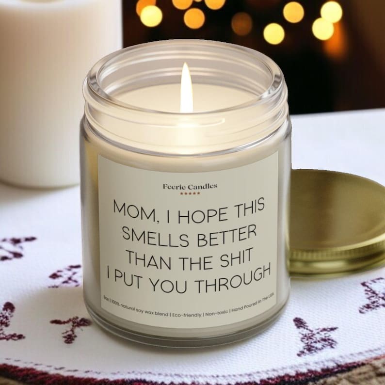 Mom You Were Right Funny Candle Mothers Day Gift for Mom Birthday Gift for Her Best Mom Ever Gift Funny Candle for Mom from Daughter or Son image 2