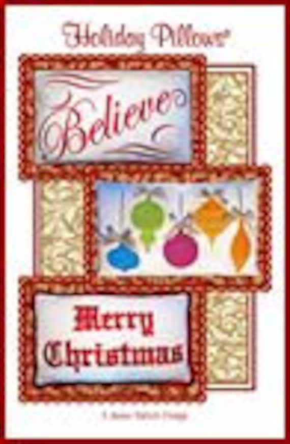 Holiday Pillow Pattern by Janine Babich