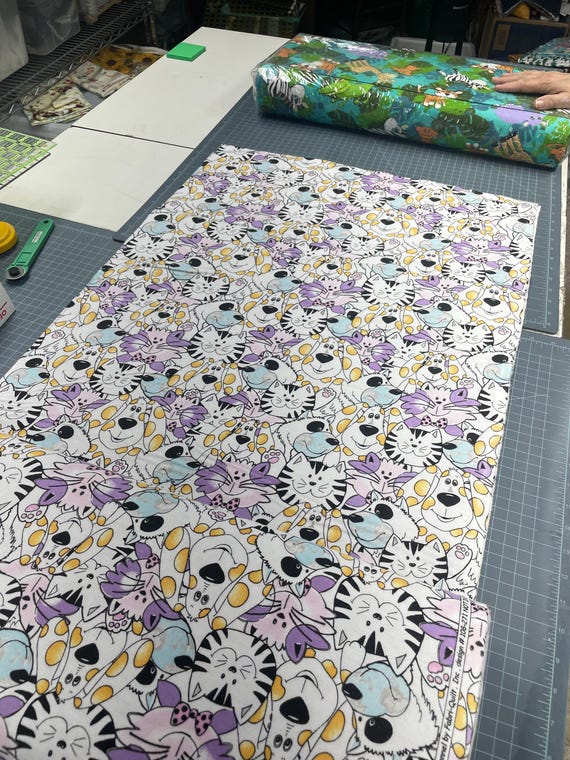 Children’s jungle / dogs Flannel BTY