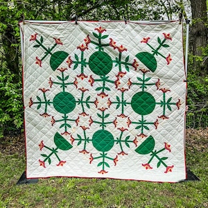 Vintage Quilt- June Lily pattern