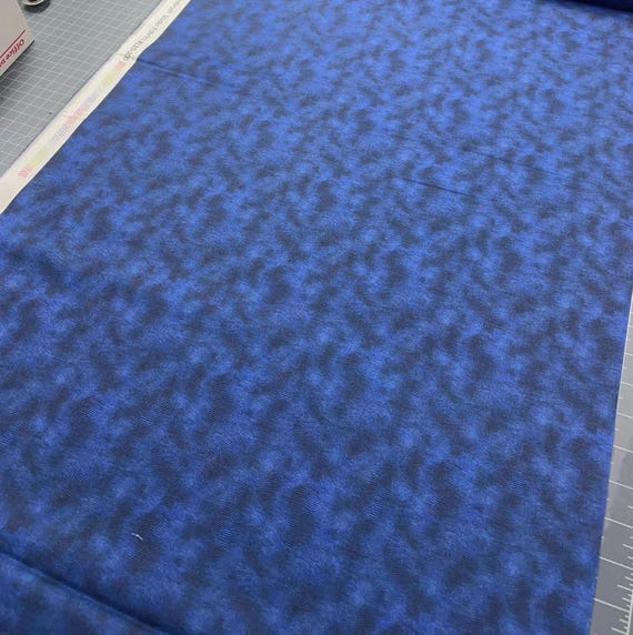 Blue cotton mottled blender by paintbrush studios named equipoise BTY