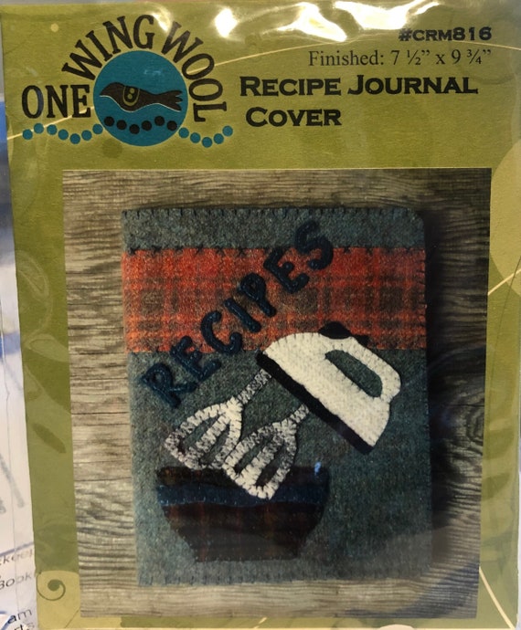 Journal Cover, Sign or Pillow Wool project pattern by One Wing Wool