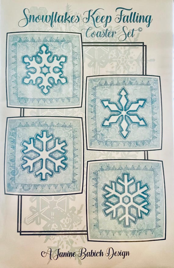 Snowflakes Keep Falling Pattern by Janine Babich