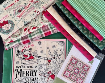 Peace & Joy Vintage Holiday Quilt Kit