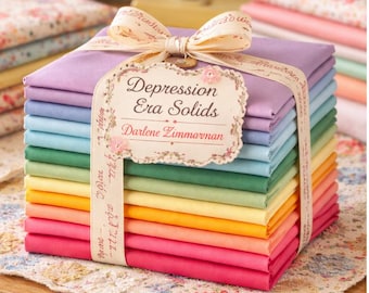 Darlene Zimmerman Depression Era Solids (16)  Bundle | Curated 1930s Palette