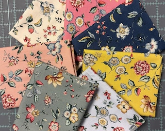 Spring Garden Fat Quarter Bundle – 7 Pieces | Petra Prins for Dutch Heritage
