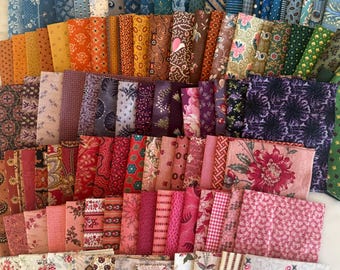 19th Century Reproduction Fabric Fat 1/16th Stash Pack (25 count)