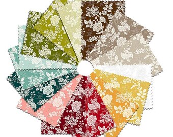Tranquility Fat Quarter Bundle | 15 Pieces | By Kim Diehl