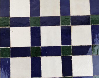 Handmade Zellige Bejmat Tiles: Moroccan Home Decor (1 Square Feet)